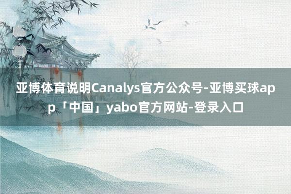 亚博体育　　说明Canalys官方公众号-亚博买球app「中国」yabo官方网站-登录入口